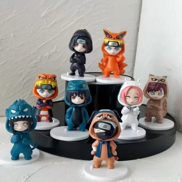 Producto - Gashapones por duo Naruto con pijamas - 8cm (ingrese para elegir)