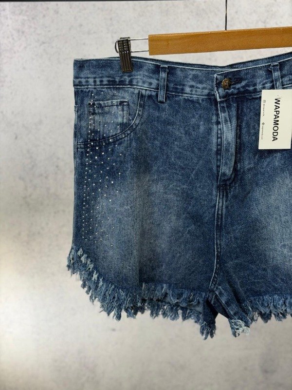 Producto - SHORT AMARENA AZUL STRASS RIGIDO 48 AL 56 - 1