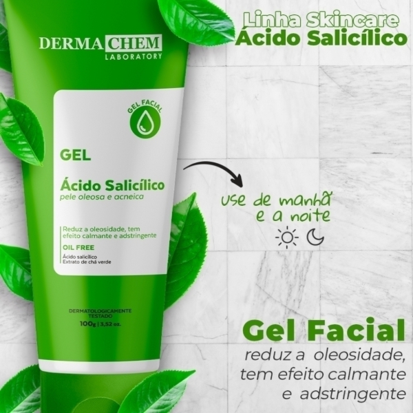 Producto - Gel Antioleosidade DermaChem Ácido Salicílico
