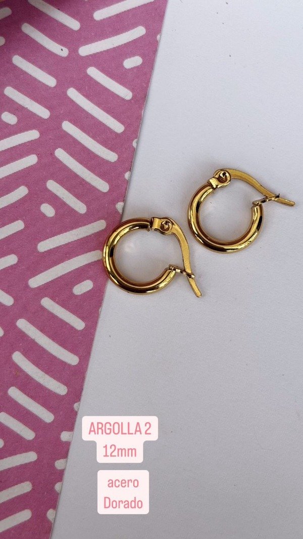 Producto - Argolla N2 Dorada