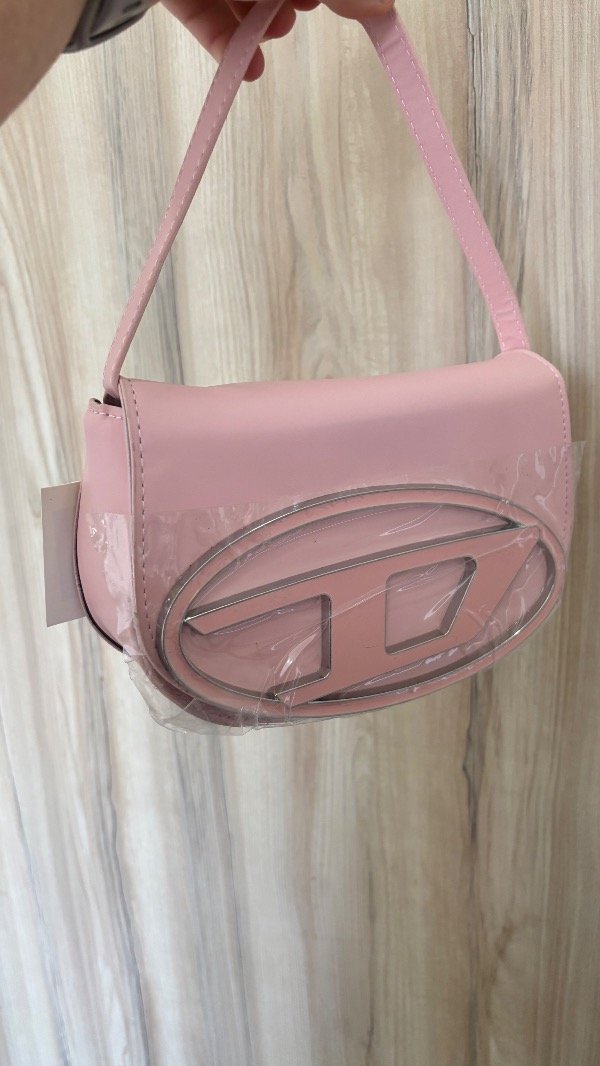 Producto - Minibag DIESEL rosa doble correa - 8