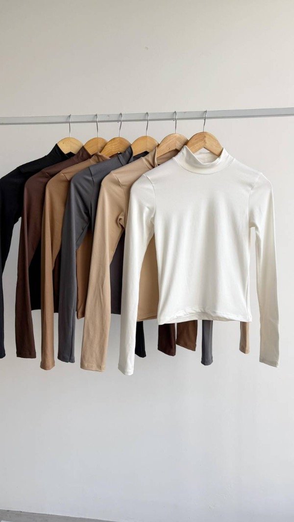 Producto - Manga Larga Media Polera Soft