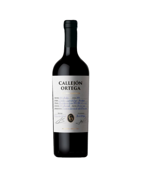 Producto - VINO MALBEC CALLEJÓN ORTEGA SINGLE VINEYARD 750 ML.