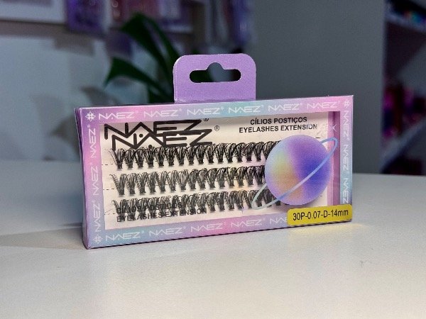 Producto - Pestañas postizas punto por punto 30 P 14mm Naez