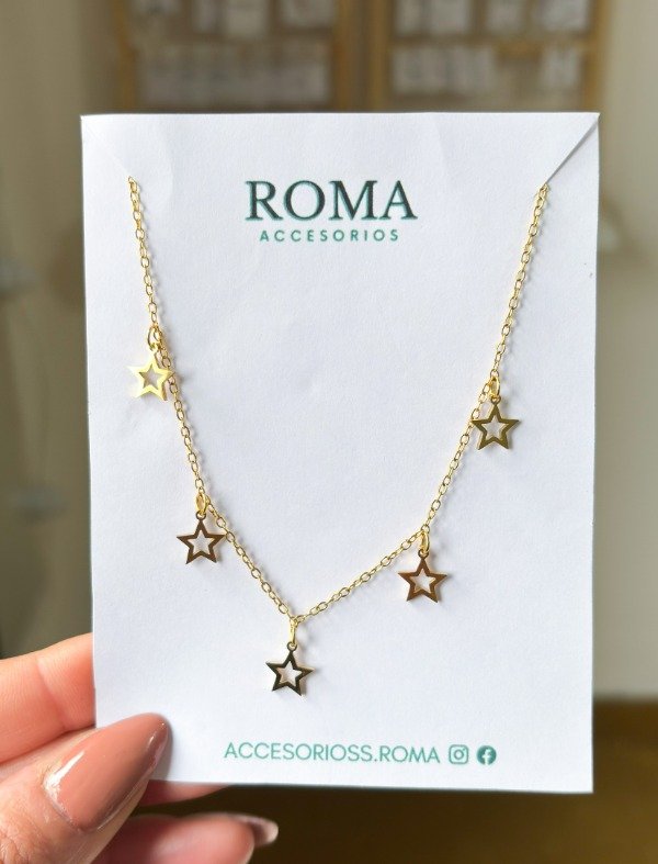 Producto - COLLAR ESTRELLAS CALADAS