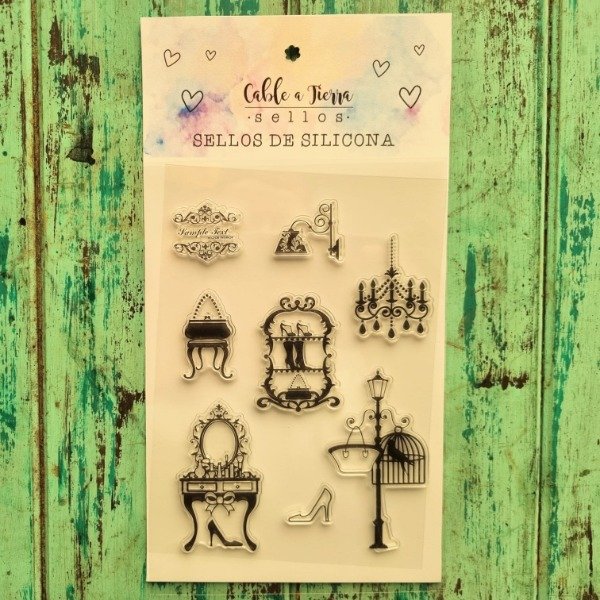 Producto - Sellos de silicona PARIS MODA