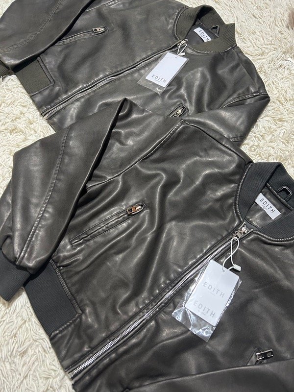Producto - Campera ecocuero bomber