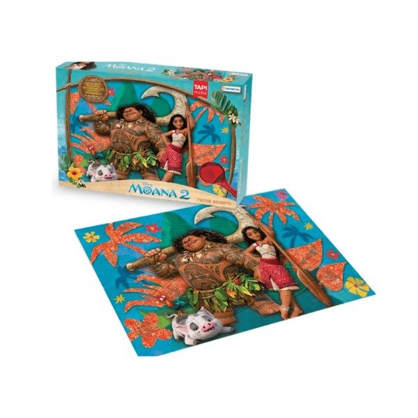 Producto - Puzzle Secreto Con Lupa 48 Piezas Disney Moana 2
