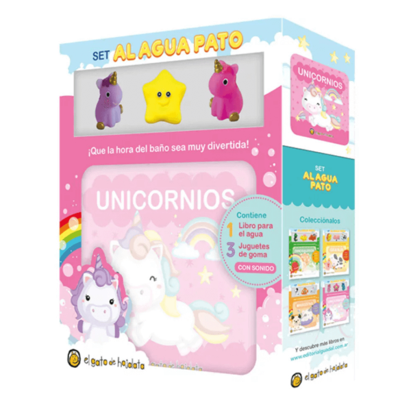 Producto - SET AL AGUA PATO - Unicornios