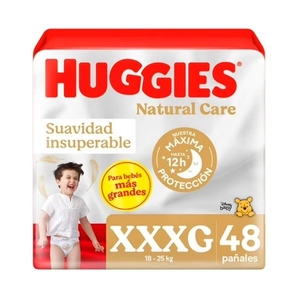 Producto - HUGGIES NATURAL CARE XXXG X48