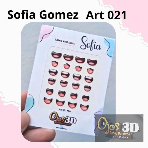 Producto - Boquitas animé art 021 Sofia Gomez