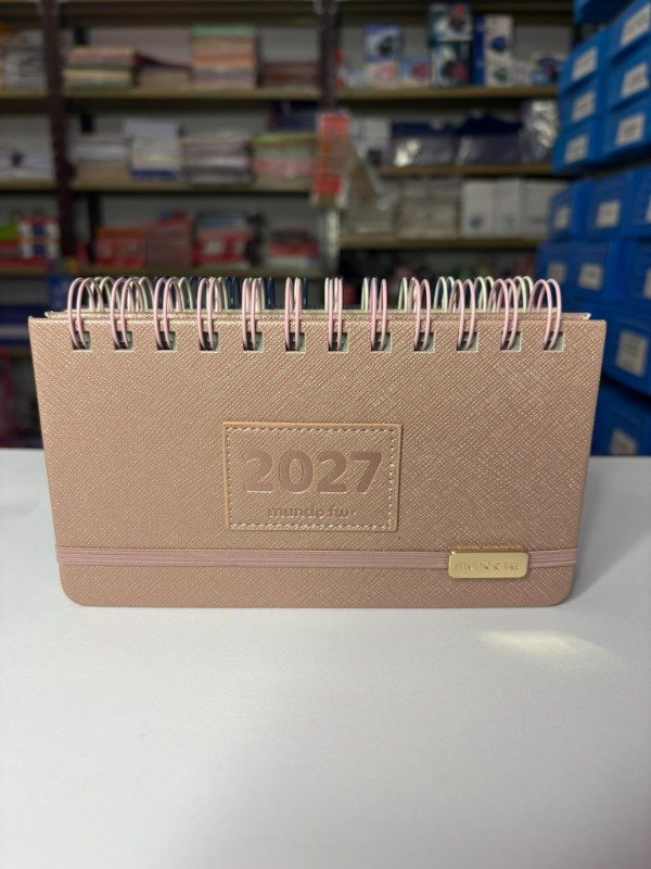 Producto - Agenda Semanal c/espiral POCKET 17x9,5cm - MINIMALISTA - "Mundo FW" - 1