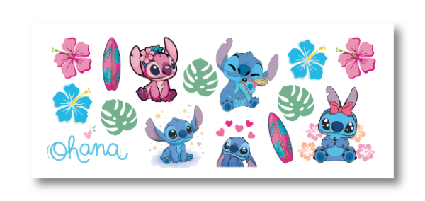 Producto - DTF UV 20x8cm - STITCH 3