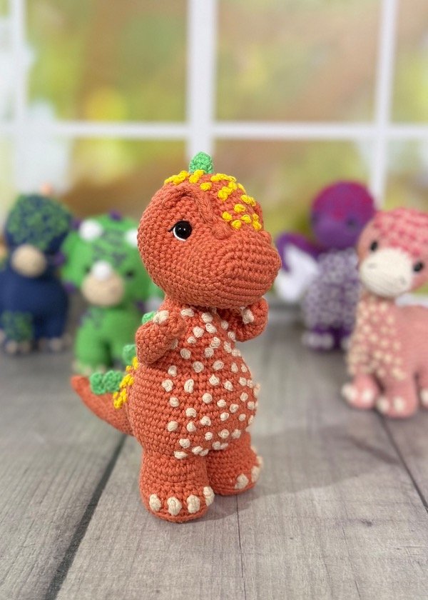 Producto - Bebé Santiago Tiranosaurio - Guía de tejido