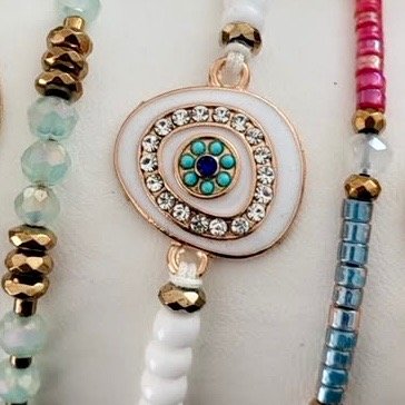 Producto - Set Pulseras Ocean Ostra Rose x 3
