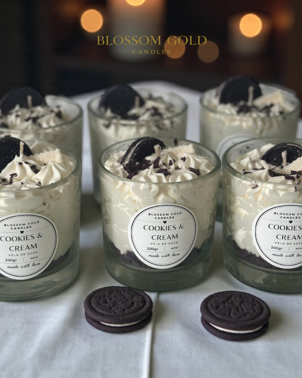 Producto - Vela Gourmet - Cookies and Cream