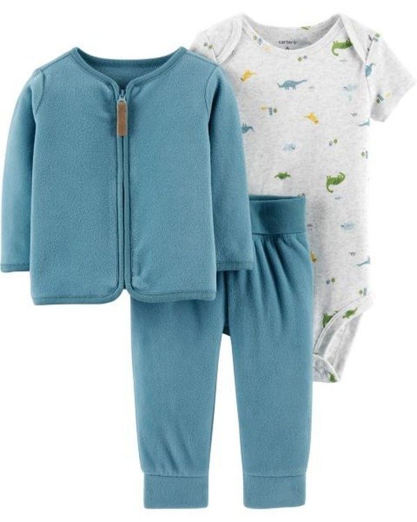 Producto - Trio Micropolar Bebe con Campera Celeste