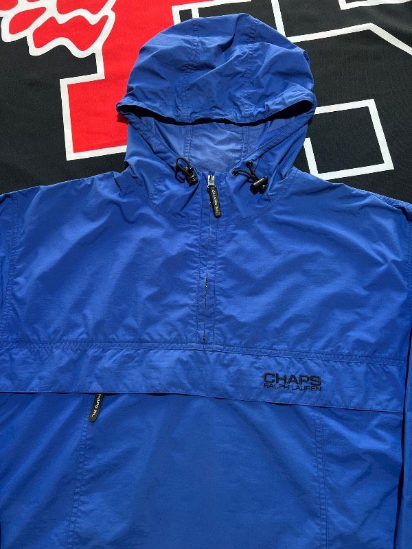 Producto - Anorak Chaps Ralph Lauren azul. Talle XL amplio/XXL