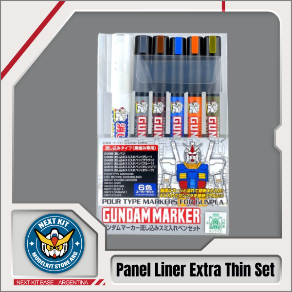 Producto - Gundam Marker Panel Line - Extra Thin Set