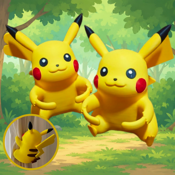 Producto - Pareja de Pikachus sujeta cortinas