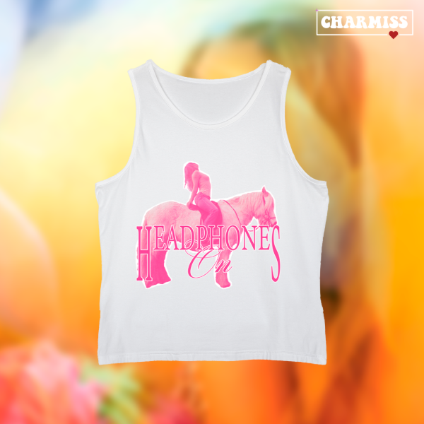 Tank top - headphones on