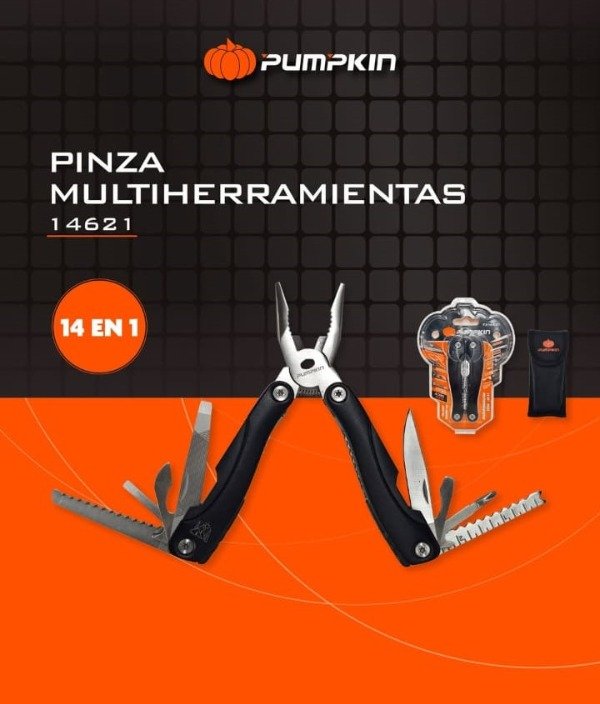 Producto - Pinza Multiherramientas 14en1 PUMPKIN