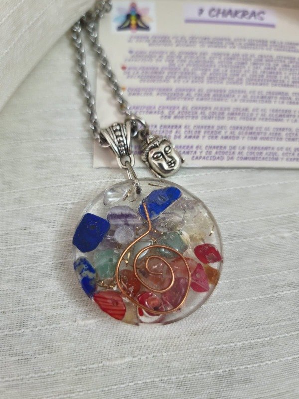 Producto - Collar Orgonita con piedras 7 Chakras