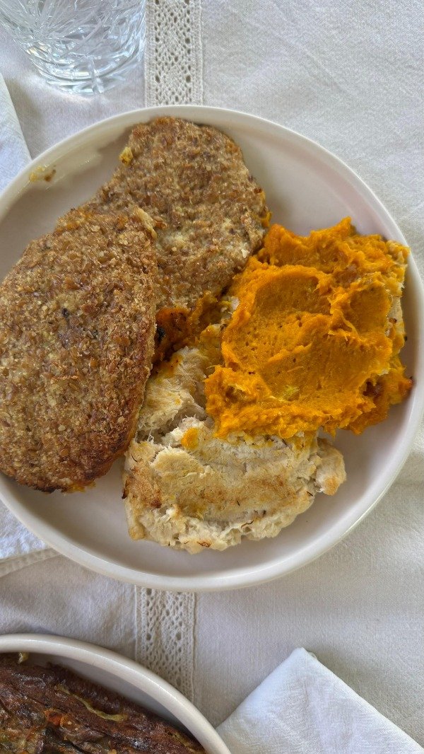 Producto - Milas de pollo con puré mixto: coliflor y zapallo