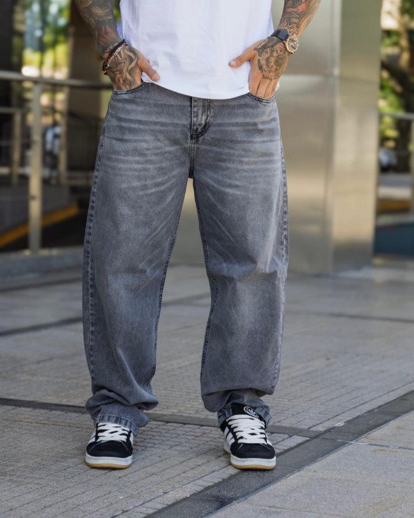 Producto - Jean Baggy Gris - 0
