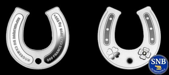 Producto - Camerún - 500 Francos (2018) Plata (0.999) - Estado Unitario