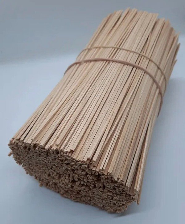 Producto - Varillas Madera Pino Natural 23cm Largo P/ SAHUMERIOS Excelente Calidad x 100