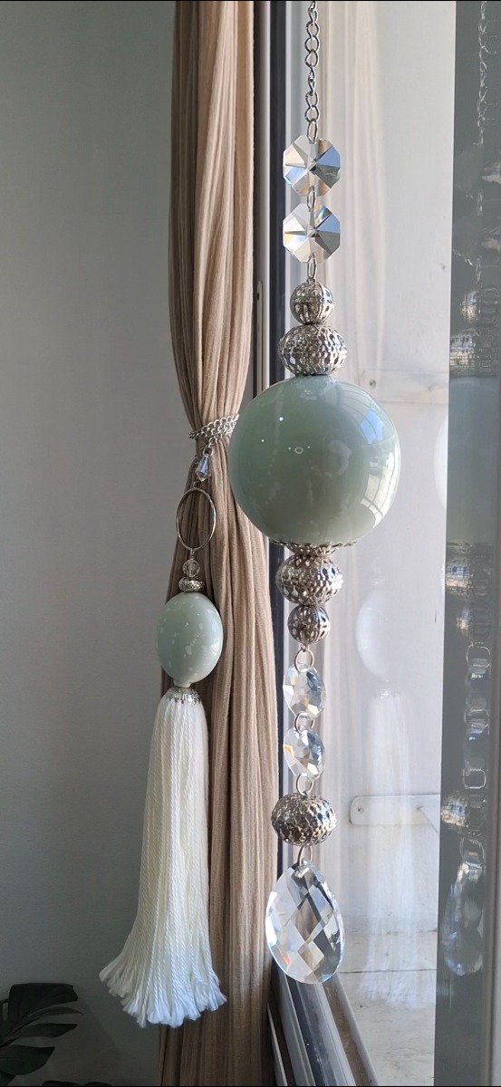 Producto - Colgante Esfera manchada Verde