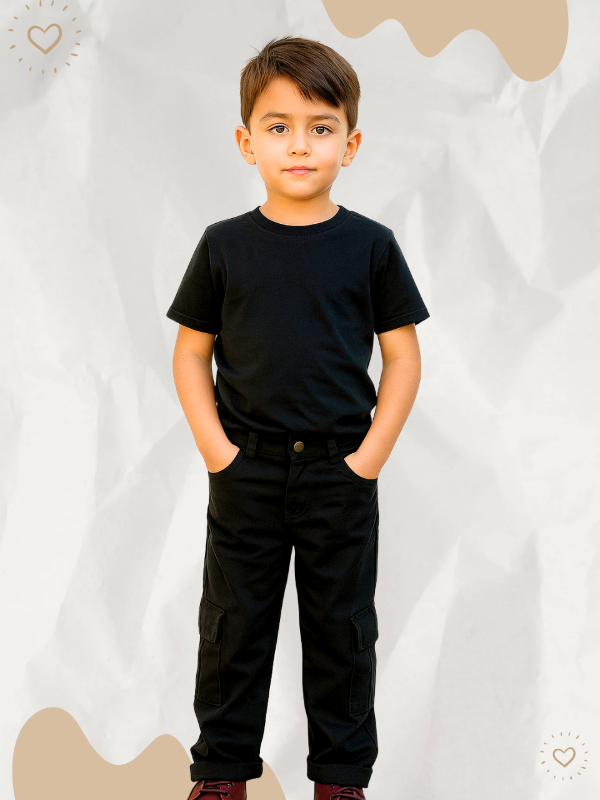 Producto - Bagy Gabardina Negro Teens (JN18)
