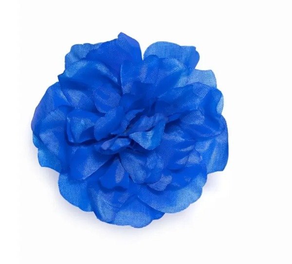 Producto - Flor Azul 10 cm con pinza