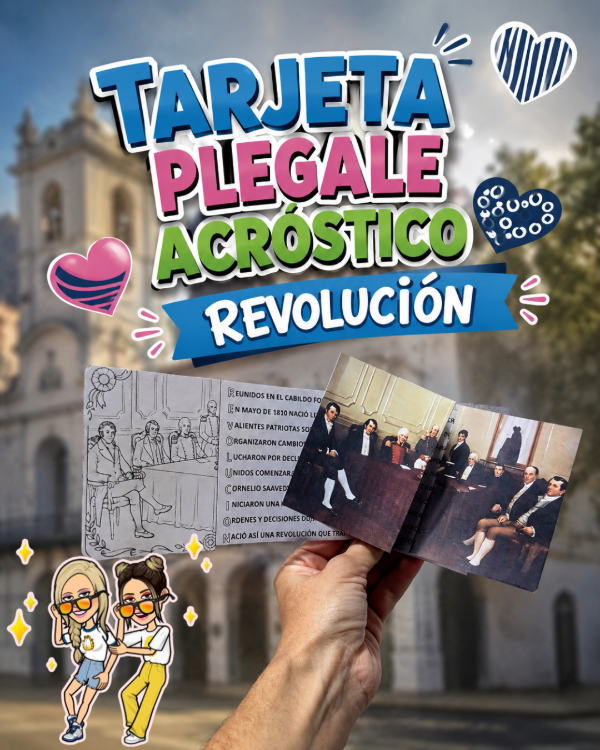 Producto - TARJETA ACRÓSTICO. REVOLUCIÓN