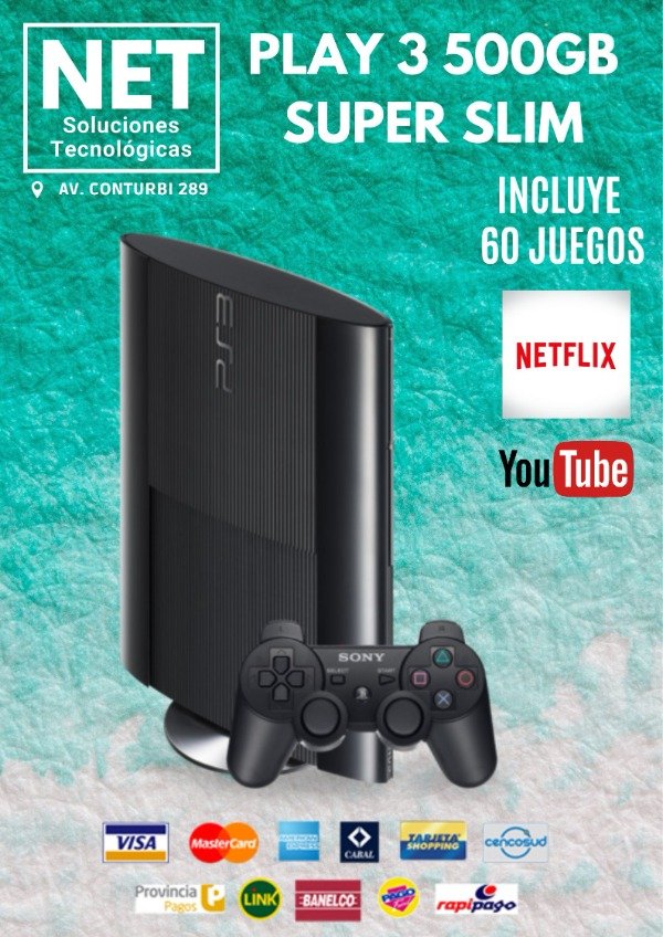 Producto - PLAYSTATION 3 500 GB