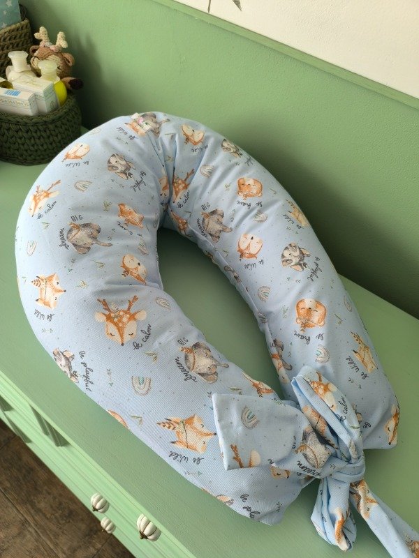 Producto - Almohadon de Amamantar celeste