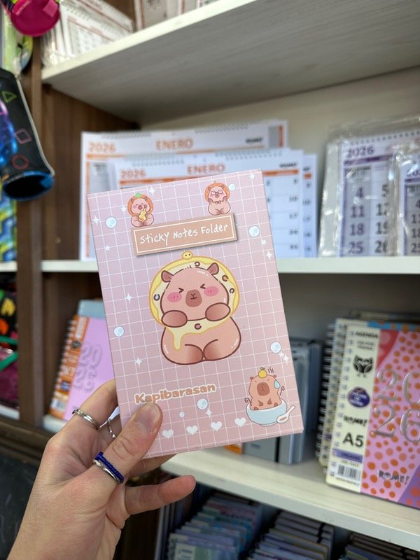Producto - Libreta Post It CAPYBARA Pink