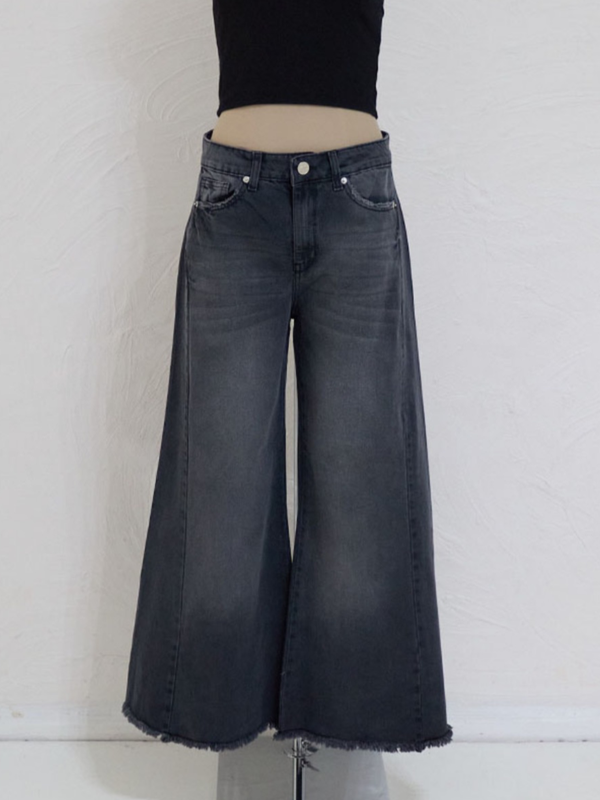 Producto - SÚPER WIDE LEG NEGRO GASTADO