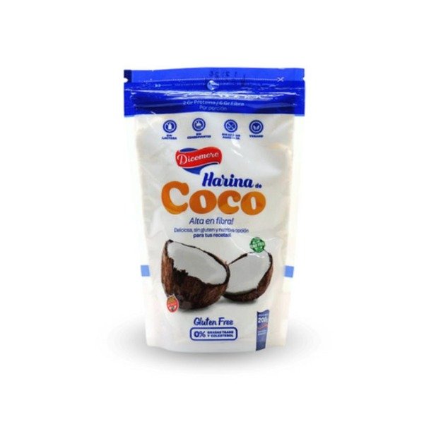 Producto - Harina de Coco por 200gr - Dicomere-
