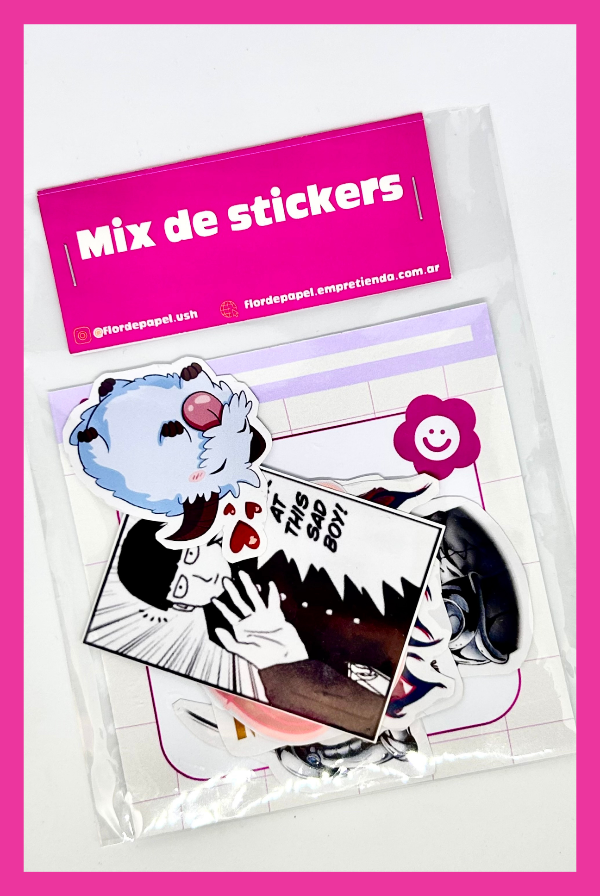 Producto - Mix de stickers Gamer