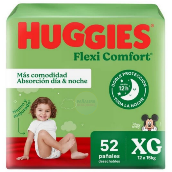 Producto - Pañales Huggies Flexi Comfort XG52