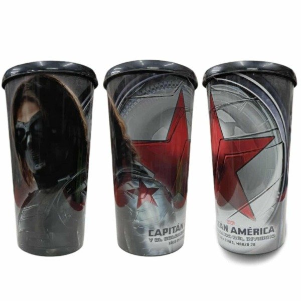 Producto - Vaso Capitan America y El Soldado del Invierno Winter Soldier Cinemex Mexico