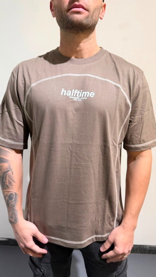Producto - Remera mangas cortas Halftime beige