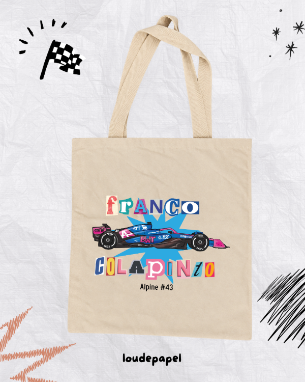 Producto - Franco Colapinto #3 - Tote bag