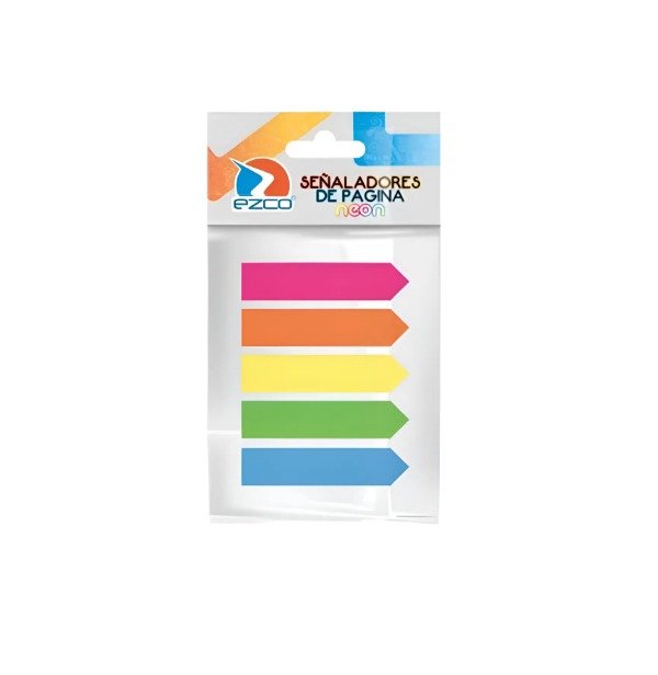 Producto - Notas adhesivas banderita flecha fluo EZCO