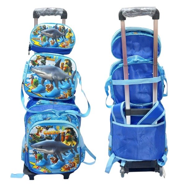 Producto - Mochila + Carrito + Lunchera + Cartuchera Diseño