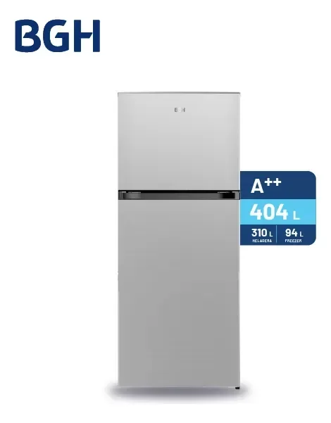 Producto - HELADERA BGH INV. NO FROST 404L INOX