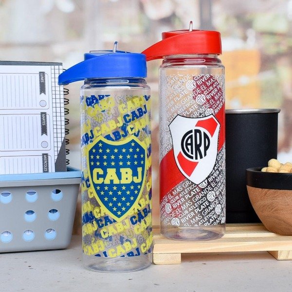 Producto - J- BOTELLA CON PICO FUTBOL SERIGRAFIA