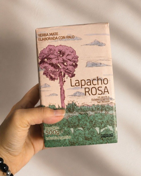Producto - Yerba Mate Lapacho Rosa Tradicional 500 gr.